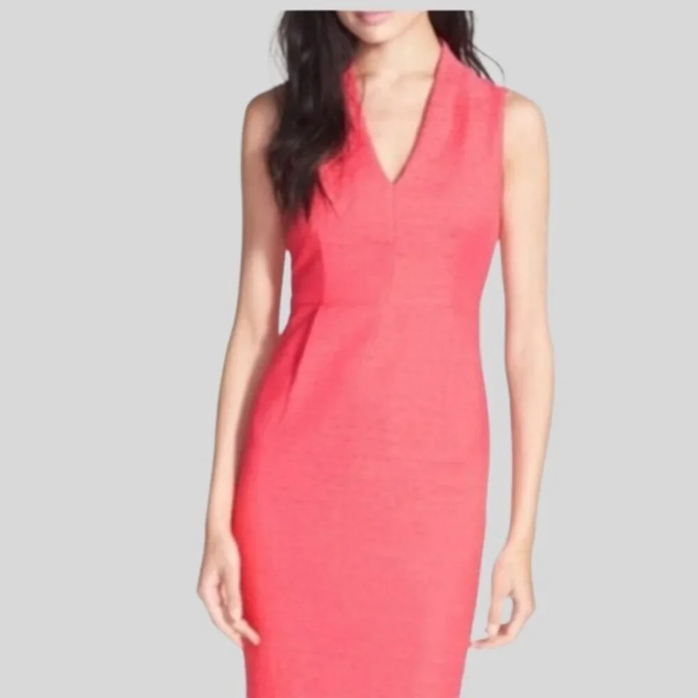 KATE SPADE NWT Gwendolyn Havana Coral Pink Dress Size 2